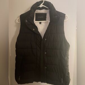 Banana Republic Black Puffer Vest